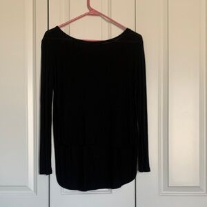Soprano Black Long Sleeve Women's Top